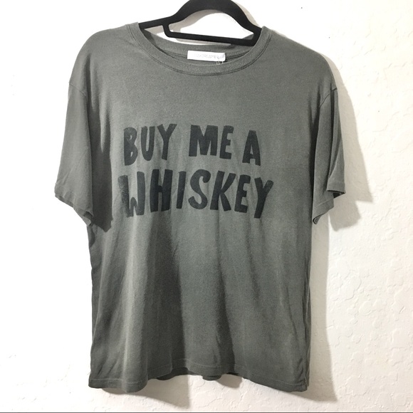 Daydreamer Tops - Daydreamer Buy Me A Whiskey Oversized Tee